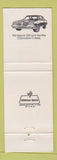 Matchbook Cover - National Car Rental Woburn MA