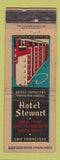 Matchbook Cover - Hotel Stewart San Francisco CA WORN