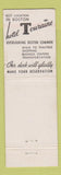 Matchbook Cover - Elizabeth Carteret Hotel Elizabeth NJ WORN