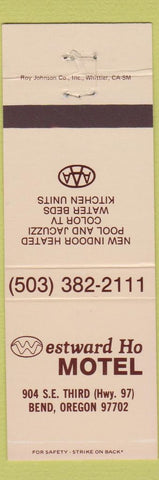 Matchbook Cover - Westward Ho Motle Bend OR
