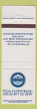 Matchbook Cover - PGA National Resort Spag Golf Palm Beach Gardens FL