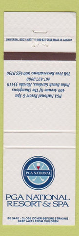 Matchbook Cover - PGA National Resort Spag Golf Palm Beach Gardens FL