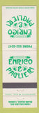 Matchbook Cover - Enrico Paglieri Italian Restaurant Miami Beach FL