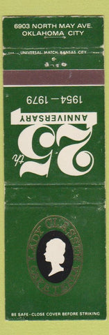 Matchbook Cover - Lady Classen Cafeteria Oklahoma City OK 1979 WEAR