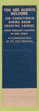 Matchbook Cover - Elizabeth Carteret Hotel Elizabeth NJ