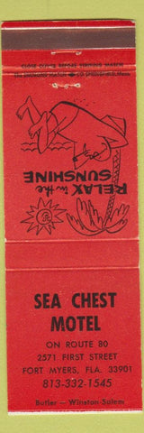 Matchbook Cover - Sea Chest Motel Fort Myers FL