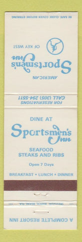 Matchbook Cover - Sportsmen's Inn Key West FL