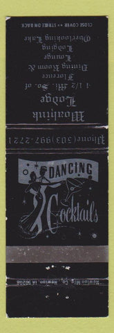 Matchbook Cover - Moahink Lodge Florence  Colorado?