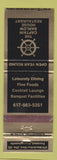 Matchbook Cover - Captain Barlow House Restaurant Pocasset MA