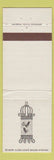 Matchbook Cover - Bird Cage Restaurant Oshkosh WI