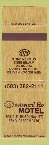 Matchbook Cover - Westward Ho Motel Bend OR