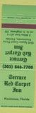 Matchbook Cover - Terrace Red Carpet Inn Kissimmee FL