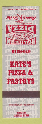 Matchbook Cover - Kate's Pizza Heppner OR