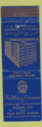 Matchbook Cover - Mayflower Hotel Atlantic City NJ
