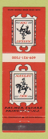 Matchbook Cover - Nassau Inn Princeton NJ