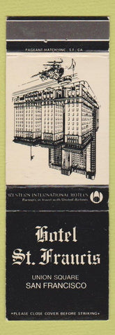 Matchbook Cover - Hotel ST Francis San Francisco CA