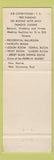 Matchbook Cover - Molly Pitcher Inn Red Bank NJ WEAR