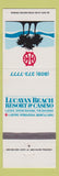 Matchbook Cover - Lucayan Beach Resort Casino Grand Bahama Cayman Islands