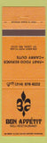 Matchbook Cover - Bon Appetit Deli Restaurant ST Louis MO