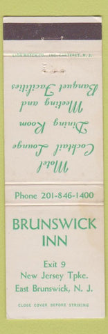 Matchbook Cover - Brunswick Inn East Brunswick NJ