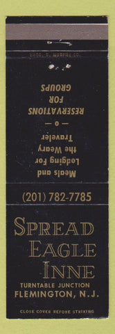 Matchbook Cover - Spread Eagle Inne Flemington NJ