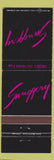 Matchbook Cover - Snuggery Chicago IL Schaumburg Northbrook