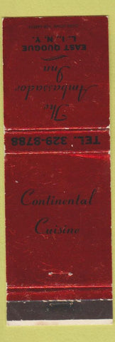 Matchbook Cover - Ambassador Inn East Quogue LI NY WEAR