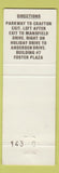 Matchbook Cover - Piccolo Mound Restaurant Pittsburgh PA