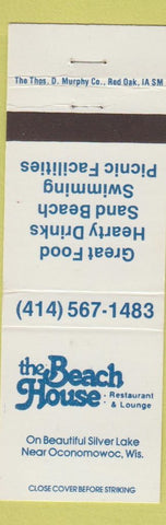 Matchbook Cover - Beach House Restaurant Oconomowoc WI