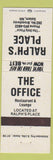 Matchbook Cover - Ralph's Place Salem NH