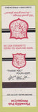 Matchbook Cover - Piccadilly Pub Restaurant Westboro Auburn Peabody Tewksbury MA