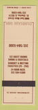 Matchbook Cover - Dunham Inn St Charles IL