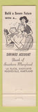 Matchbook Cover - Bank of Southern Maryland Hughesville MD