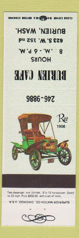 Matchbook Cover - Burien Cafe WA