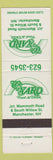 Matchbook Cover - The Yard Restaurant Manchester NH