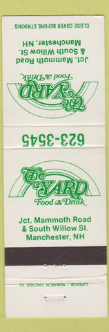 Matchbook Cover - The Yard Restaurant Manchester NH