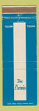 Matchbook Cover - The Dennis Hotel Motel  Atlantic City NJ