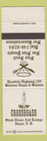 Matchbook Cover - Crossroads Steak House Hazen ND