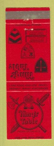 Matchbook Cover - King's Table Smorgasbord Redlands Loma Linda CA