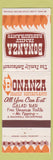 Matchbook Cover - Bonanza Family Restaurants