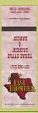 Matchbook Cover - J Larkin's Last Frontier Clear Lake TX