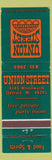 Matchbook Cover - Union Street Detroit MI WEAR