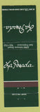 Matchbook Cover - LA Posada San Francisco CA