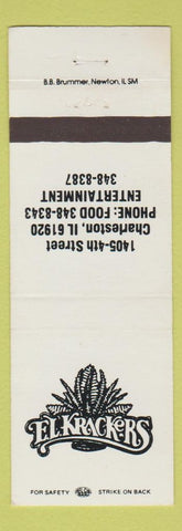 Matchbook Cover - El Krackers Charleston IL