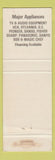 Matchbook Cover - Appliance World Texas City TX WORN