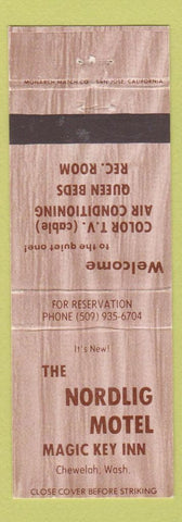 Matchbook Cover - Nordlig Motel Chewelah WA