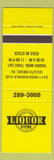 Matchbook Cover - River Park Liquor Store South Bend IN