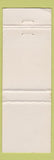 Matchbook Cover - Hudibras Restaurant Princeton NJ WORN