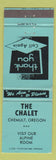 Matchbook Cover - Chalet Chemult OR