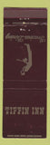 Matchbook Cover - Tiffin Inn Writers' Manor Denver Colorado